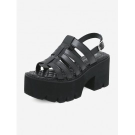 Platform Ankle Strap Gladiator Sandals