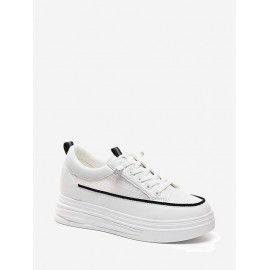 Chunky Sole Mesh Casual Skate Shoes