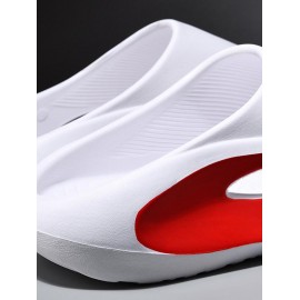 Colorblock Chunky Style Cloud Slides Slippers