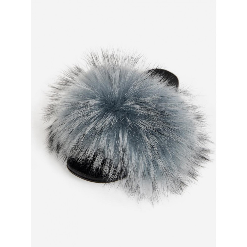 Fluffy Decor Slide Sandals Fluffy Decor Slide Sandals